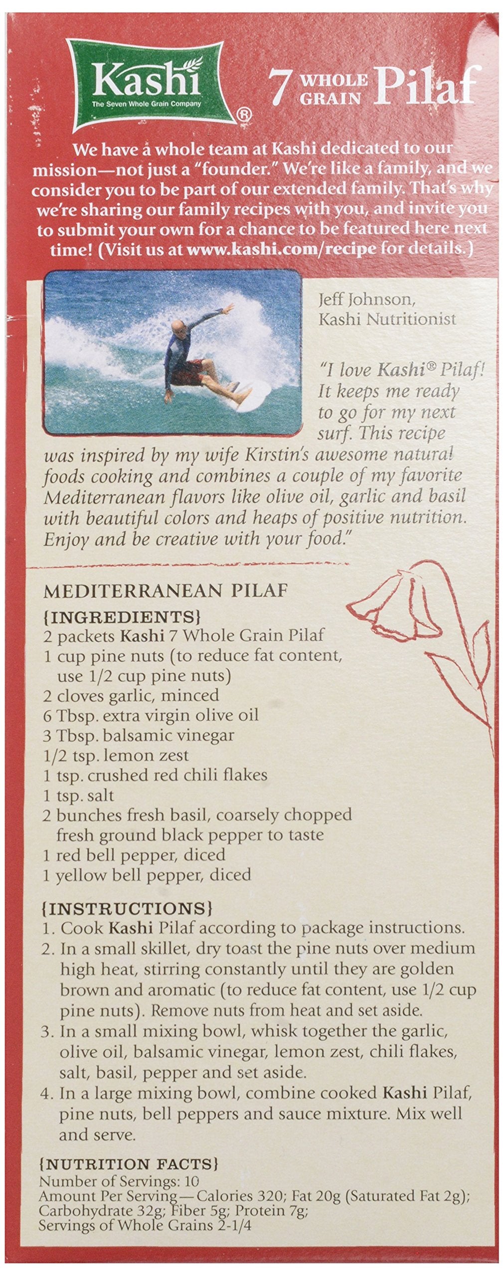 Kashi, 7 Whole Grain Pilaf, 3pk, 6.5 oz