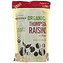 Woodstock Organic Thompson Raisins - Case of 8 - 13 oz.