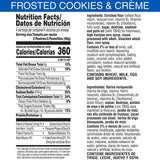 Pop-Tarts Toaster Pastries, Breakfast Foods, Kids Snacks, Frosted Cookies and Creme (96 Pop-Tarts)