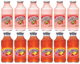 LUV-BOX Variety MISTIC JUICE DRINK pack , pack of 12 , 16 fl oz , Glass bottle , KIWI STRAWBERRY , TROPICAL FRUIT PUNCH