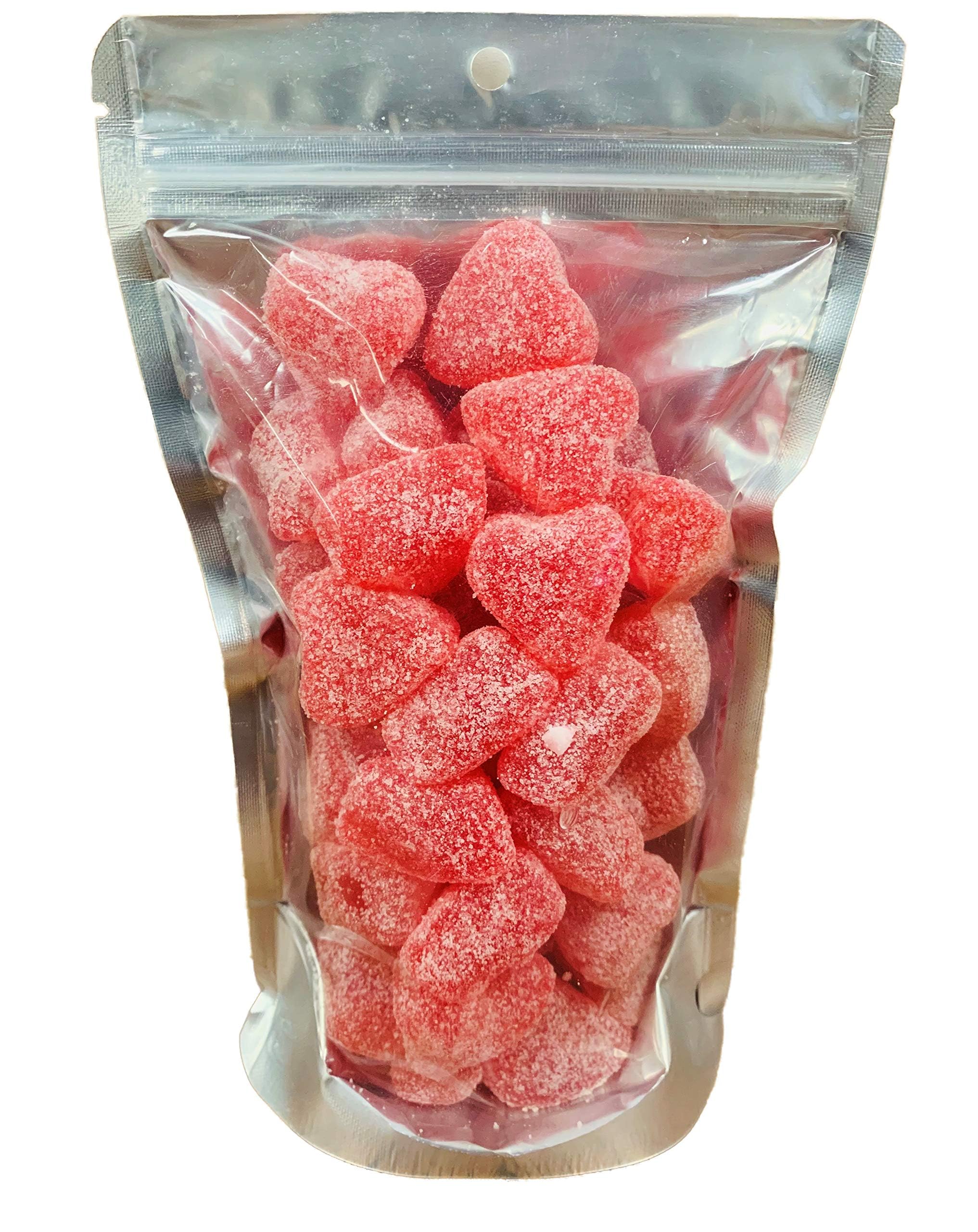Candy Retailer Valentine's Day Sour Cherry Jelly Hearts 1 Lb.