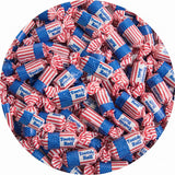 Patriotic Tootsie Midgees, 1lb Bulk Btootag (Approx. 70 Pieces), Mini Chewy Candy, Individually Wrapped Bulk Candy, Chocolate Candy, The Hampton