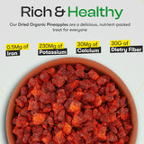 Dried Chili Pineapple Original Flavor,100% Vagan, Non-GMO, Glutten Free (All Natural Ingredients) Reseable Bag (8 OZ)