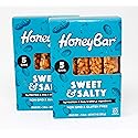 NON GMO & Gluten Free | Honey Bar Sweet & Salty | 2 Pack - 10 Bars Total