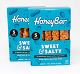 NON GMO & Gluten Free | Honey Bar Sweet & Salty | 2 Pack - 10 Bars Total
