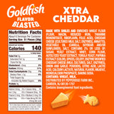 Goldfish Flavor Blasted Xtra Cheddar Cheese Crackers, Baked Snack Crackers, 6.6 oz Bag