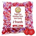 Sugar Free Cinnamon Hard Candy Arcor - 2lb Bulk Bag (Approx. 150 pieces), Individually Wrapped | Premium Sugar Free Cinnamon Candy | Delicious