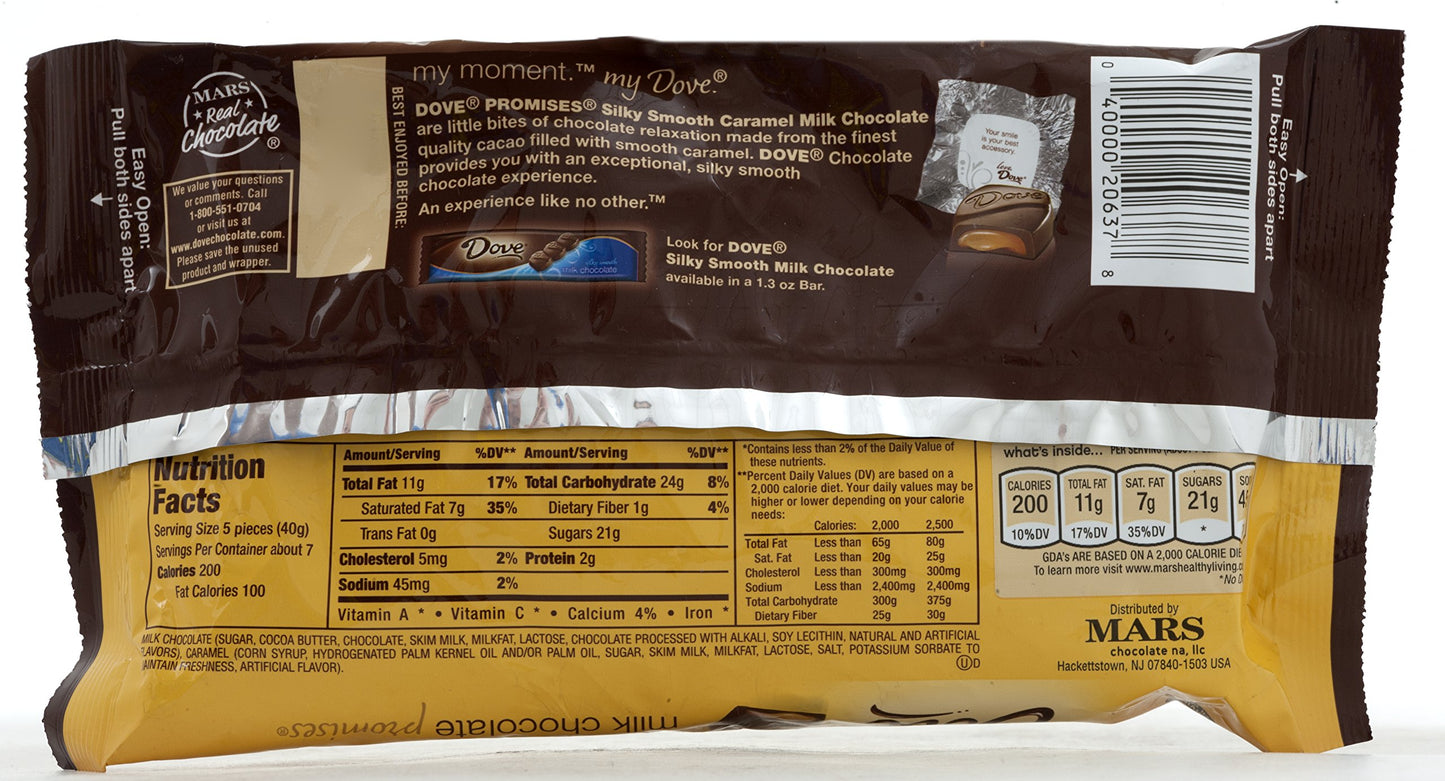 Dove Silky Smooth Caramel Promises 9.5 oz
