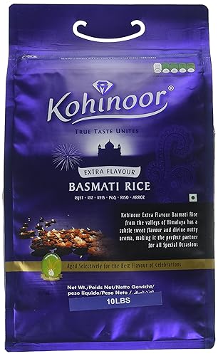 Kohinoor Extra Flavour Basmati Rice 10lbs