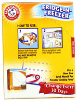 Arm & Hammer Baking Soda Fridge Freezer Package, 16-Ounce Boxes (Pack of 12)