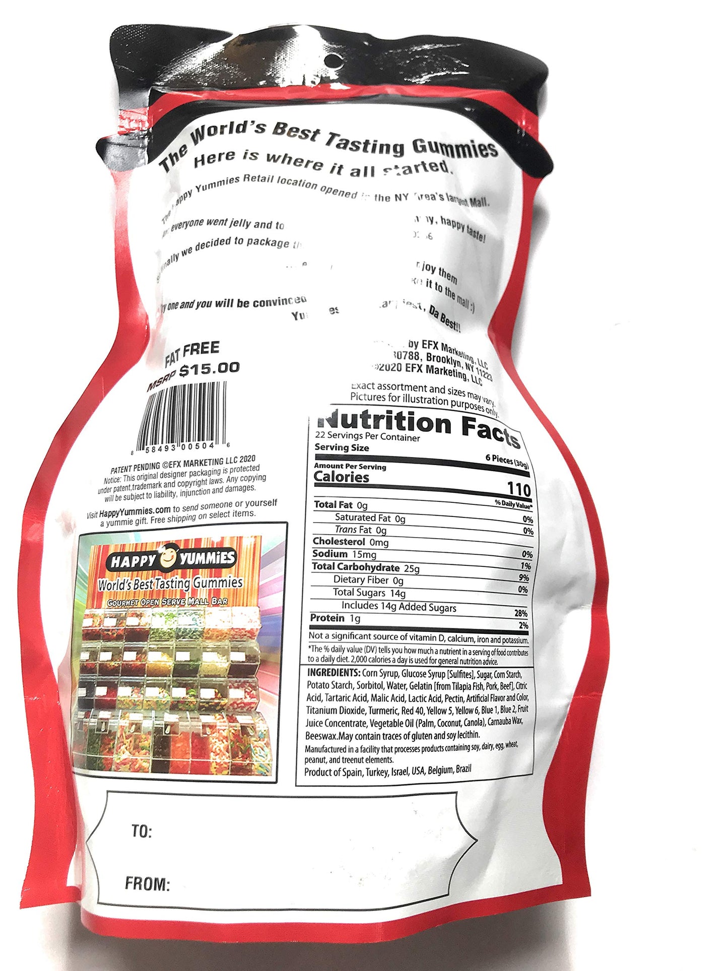 happy yummies worlds best tasting gourmet gummies happy holidays edition