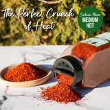 NPG Authentic Sichuan Chili Flakes 1LB 16 Ounces, Medium Hot, Szechuan Crushed Red Pepper Flakes Powder Bulk, Spice Seasoning for Making Kimchi, Chili