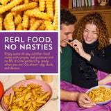 Strong Roots Crispy Crinkle Fries, 20 oz., Vegan & Gluten Free Frozen Fries, Low in Sugar, Salt & Saturated Fat, No Trans Fat