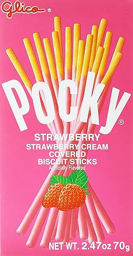 Glico, Strawberry Pocky Sticks, 2.47 oz