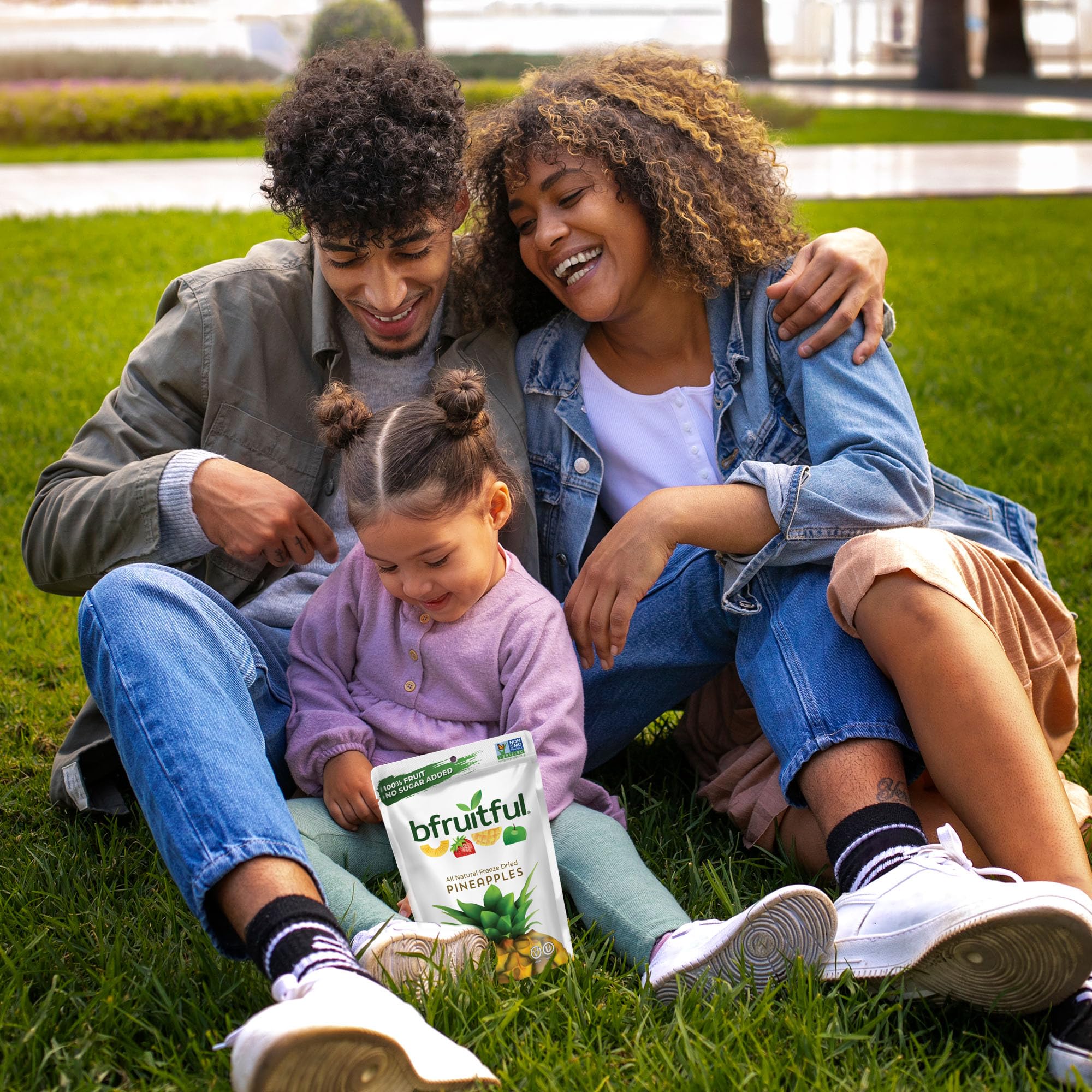 bfruitful Freeze-Dried Pineapple, Freeze Dried Fruit Snacks with No Sugar Added, Vegan, Non GMO, Kosher, Wholesome Fruit Bites, Perfect for Kids or