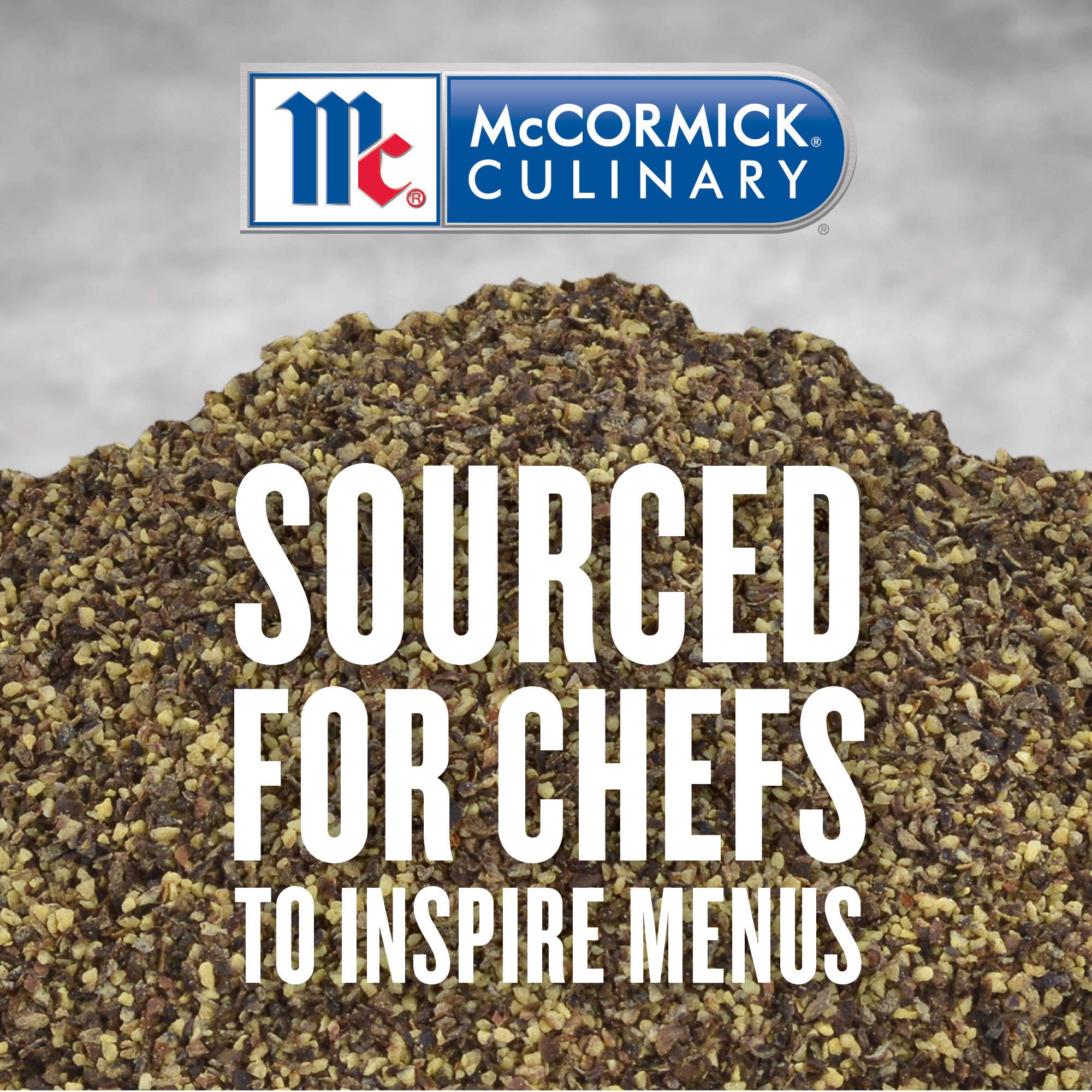 McCormick Culinary Shaker Grind Black Pepper, 5 lb - One 5 Pound Container of Bulk Black Pepper for Restaurant Use, Great on Salads, Meats, Vegetables