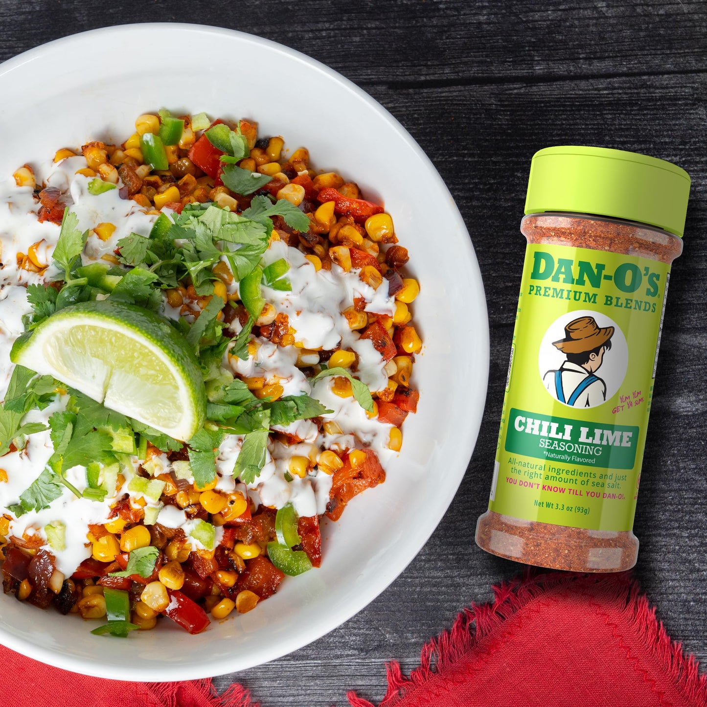 Dan-O's Small Chili Lime Seasoning- 2 Pack (3.3 oz Pack of 2)