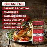 Eastanbul Mediterranean Seasoning, 5.29oz, Mediterranean Spice Blend, Herb & Salt Blend, Spiced Sea Salt and Herb Seasoning For Food, No Filler, No