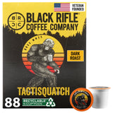Black Rifle Coffee Company, Single Serve Coffee Pods, Tactisquatch, Dark Roast Coffee Pods, 88 Count