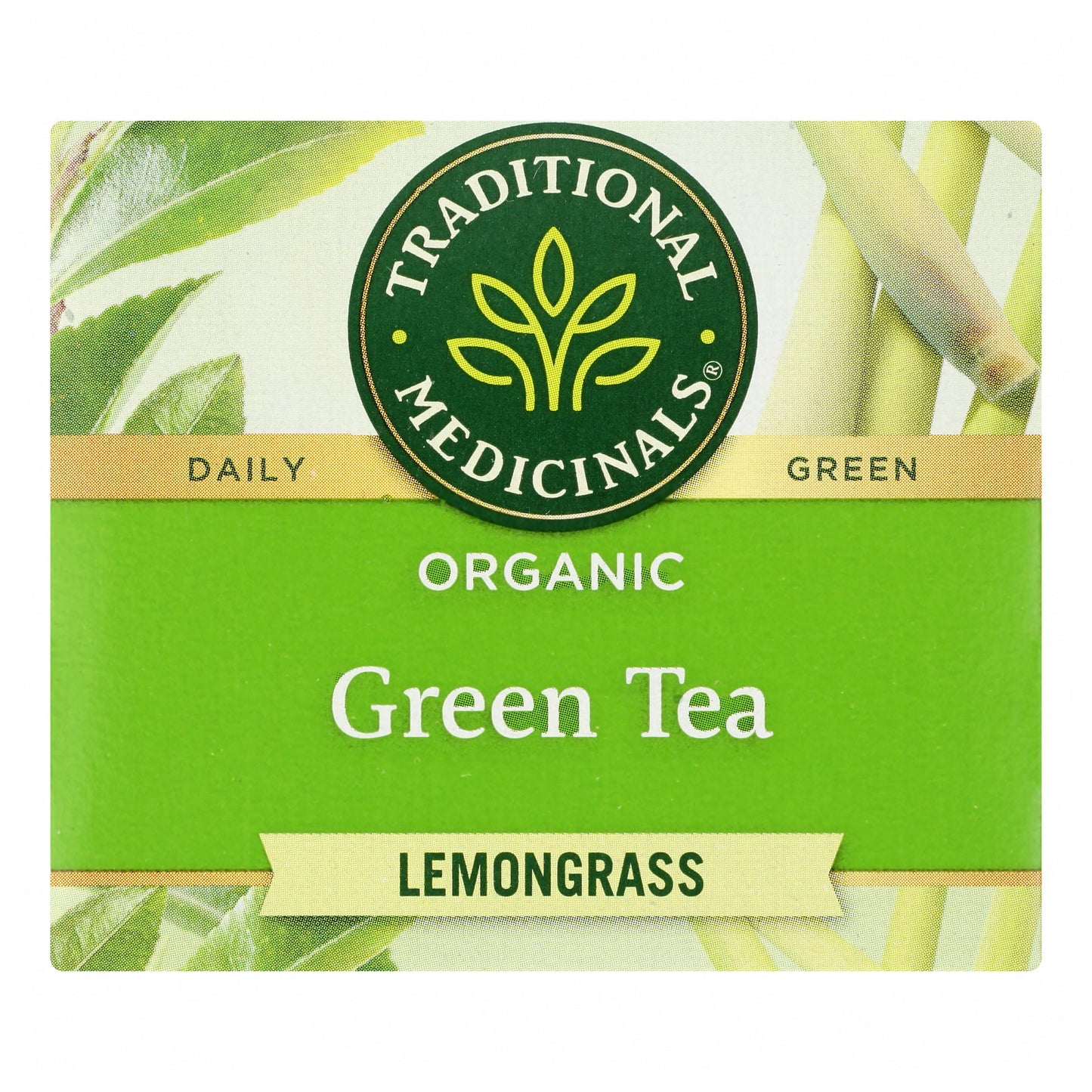 Traditional Medicinals Organic Green Tea Lemongrass, 16 ct