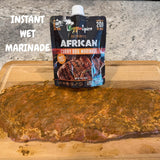 Reggae Spice African Curry BBQ Marinade | 60-Second Authentic Wet Rub Seasoning Sauce for Cooking Meats | Gluten Free, Vegan, and Keto Friendly | 11