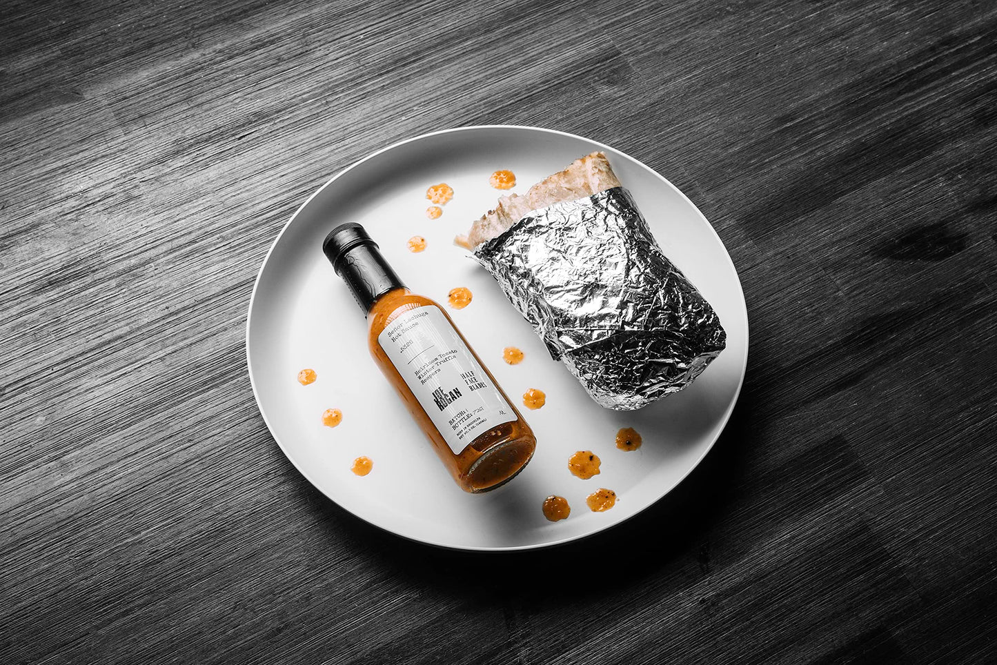 Joe Rogan x Half Face Blades x Señor Lechuga Hot Sauce .5326 Heirloom Tomatoes, Winter Truffle, Reapers