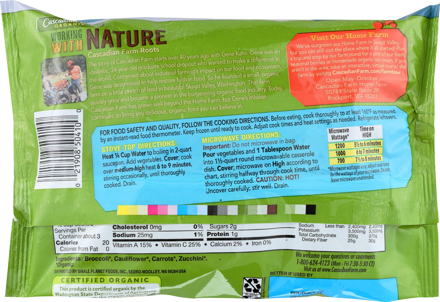 Cascadian Farm, California Blend, Organic, 10 oz (Frozen)