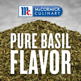 McCormick Culinary Dried Basil Leaves, 22 oz - One 22 Ounce Container of Dried Basil Seasoning in Bulk, Pairs Well with Pasta, Pizzas, Poultry, Sauces