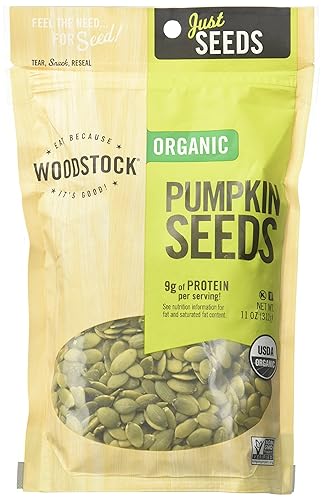 Woodstock Farms, Organic Pumpkin Seeds, 11 oz