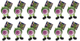 Kidsmania 12 Count Cyclops ICU Eye Ball Jaw Breaker with Rainbow Bubble Gum Center