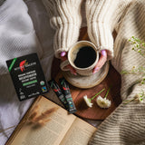 Mount Hagen 25 Count Single Serve Instant Decaf Coffee Packets - 1 Pack | Decaffeinated Organic Medium Roast Arabica Beans | Eco-friendly, Fair-Trade
