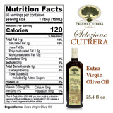 Frantoi Cutrera - Selezione - Extra Virgin Olive Oil from Italy, Sicilian Pure EVOO, Premium 2022/23 Early Harvest First Cold Pressed, Olive Oil High in Polyphenols, 24.5 Fl Oz (Pack of 1)