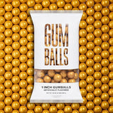 Candy Envy - Shimmer Gold Gumballs - 1 Inch - Approximately 113 Gumballs Per 2lb Bag - Bulk Gold Candy - North American Made & Kosher Certified