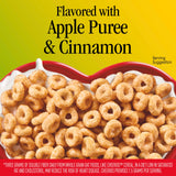 Apple Cinnamon Cheerios, Heart Healthy Gluten Free Cereal, Made with Whole Grain Oats, Large Size, 14.2 oz