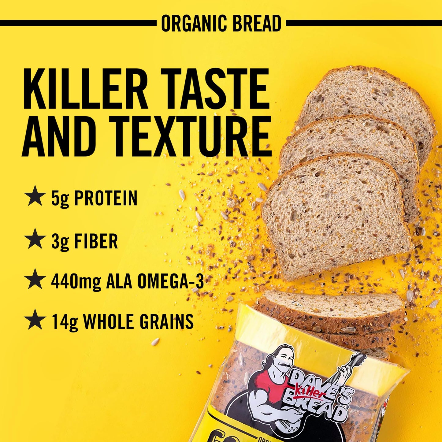 Dave's Killer Bread Good Seed Organic Bread, 27 oz Loaf