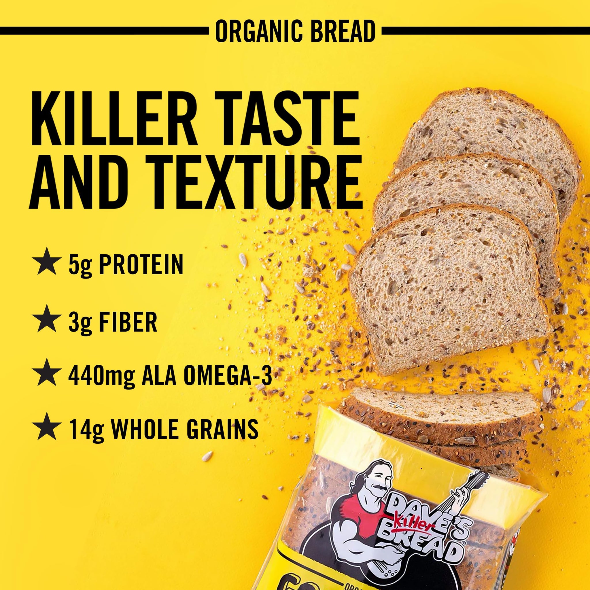 Dave's Killer Bread Good Seed Organic Bread, 27 oz Loaf