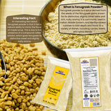 Rani Fenugreek (Methi) Seeds Ground Powder 14oz (400g) Trigonella foenum graecum ~ All Natural | Vegan | Gluten Friendly | Non-GMO | Kosher | Indian