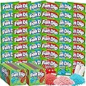 Fun Dip Candy Bulk - Cherry Yum & Razz Apple Flavors (96 count, 0.43 oz each)