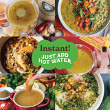 M?la Girl Plant-Based Broth Variety Pack, 6 Single-Serve Vegan Superfood Flavors for Broths, Instant Soup, & Ramen, Gluten Free, Soy Free, No MSG