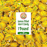 Italian Lemon Drops Hard Candy - 1 Pound Bag - Classic Lemon Candy Individually Wrapped - Limoni Treats from Italy - Old Fashioned Citrus Delight