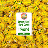 Italian Lemon Drops Hard Candy - 1 Pound Bag - Classic Lemon Candy Individually Wrapped - Limoni Treats from Italy - Old Fashioned Citrus Delight