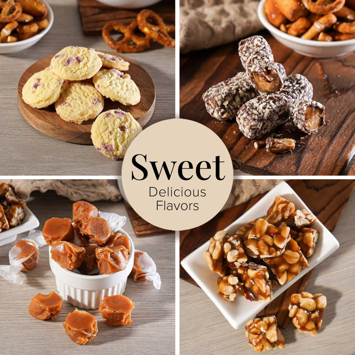 Broadway Basketeers Sympathy Gift Basket with Sweet & Savory Snacks