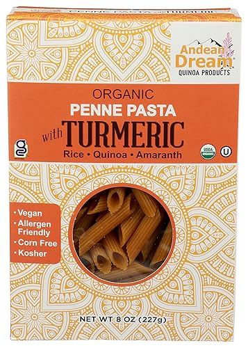 Andean Dream, Pasta Quinoa Turmeric Organic, 8 Ounce