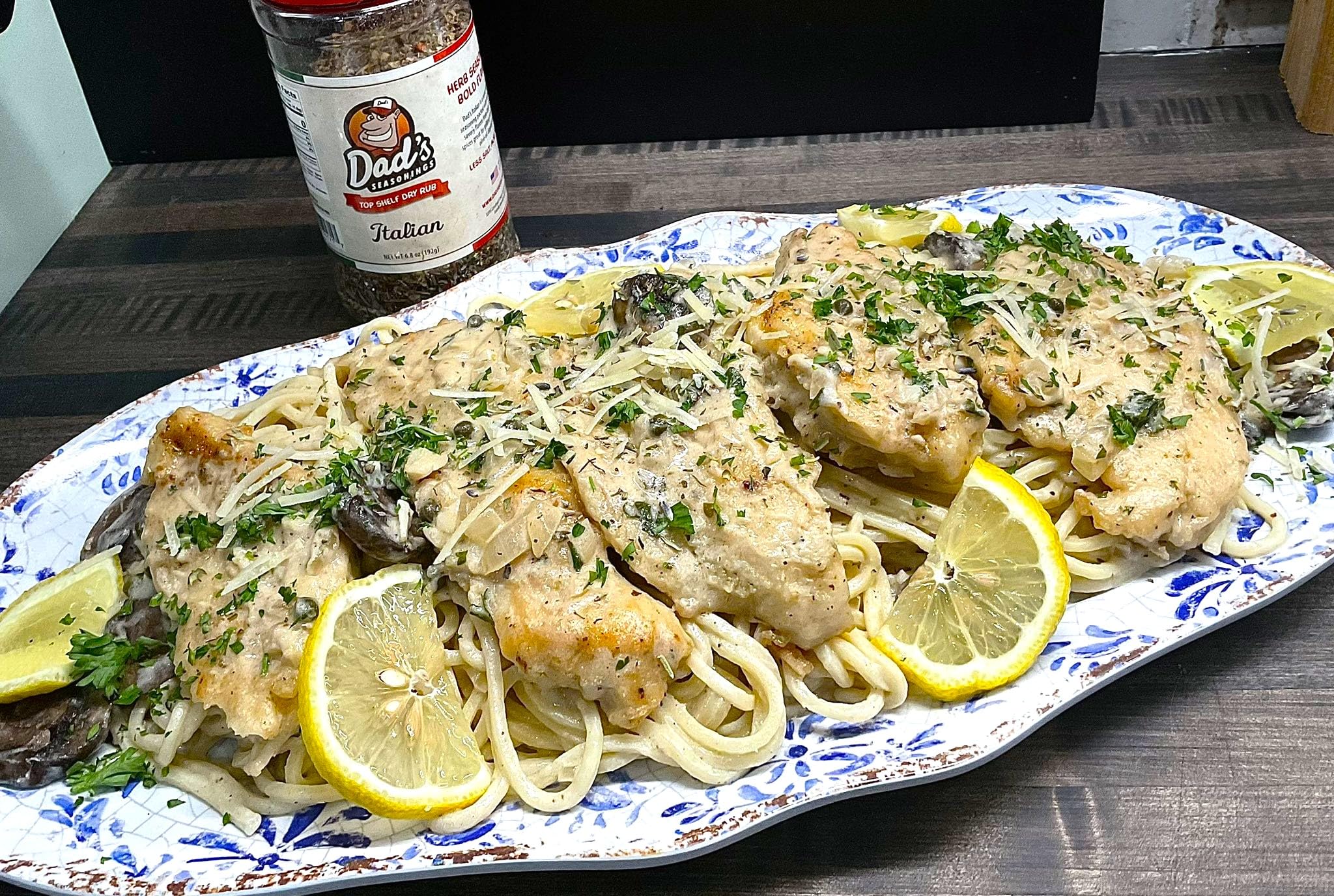 Dad’s Seasonings Italian Rub & Seasoning, All-in-One Herb Seasoning with Garlic, Pepper, and Bold Spices - Great for Pasta, Pizza, Meat, Grilling