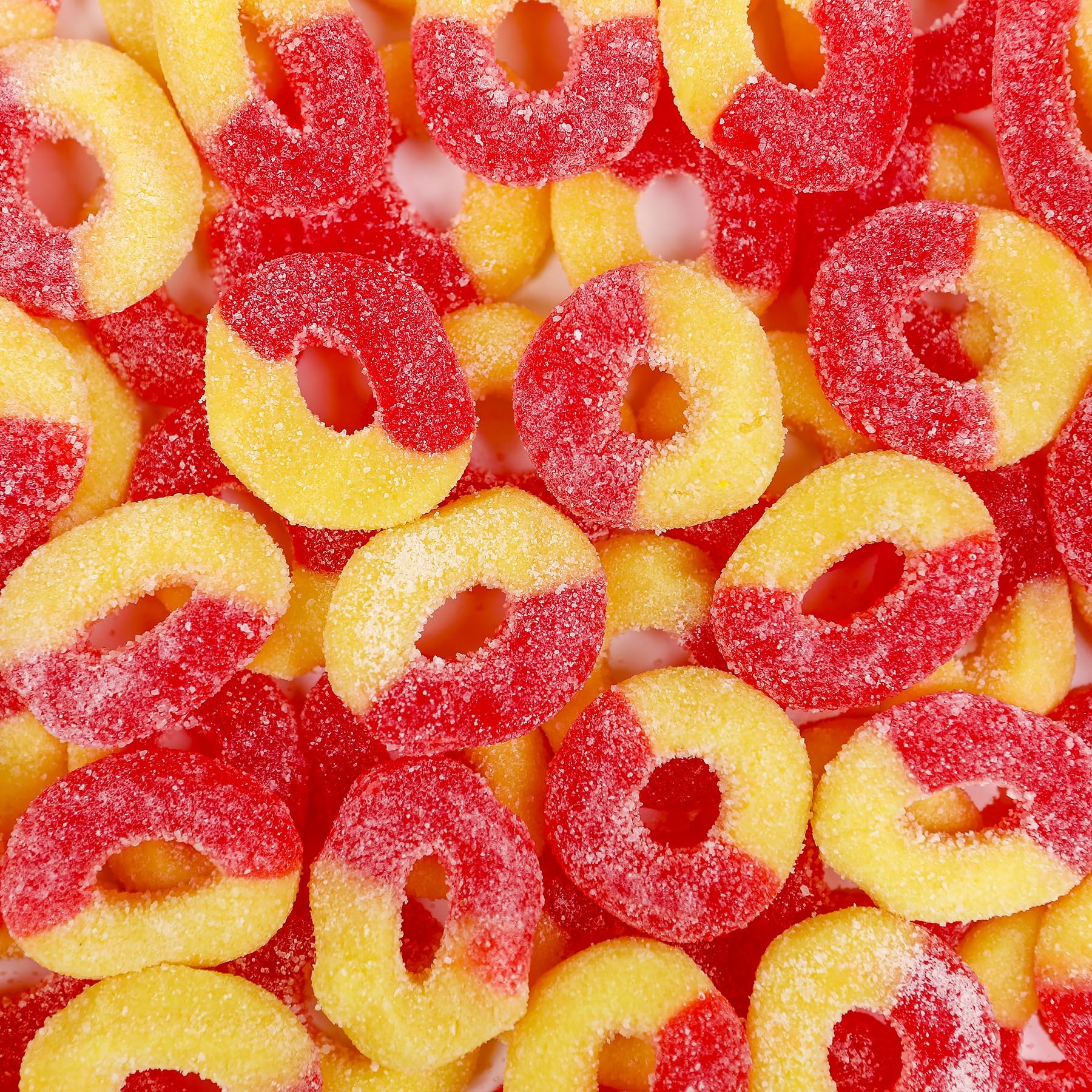 Smarty Stop Peach Gummy Ring Candy (4.5 LB)