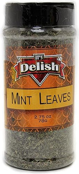 Dried Mint Leaves by Its Delish, Medium Jar