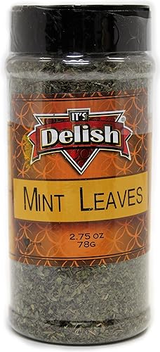 Dried Mint Leaves by Its Delish, Medium Jar