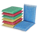 Premium 8-Pad Sponges Kitchen - Upgraded Dish Sponge, Scrubber, Brush, Ideal for Dishes, Pots, Sink
