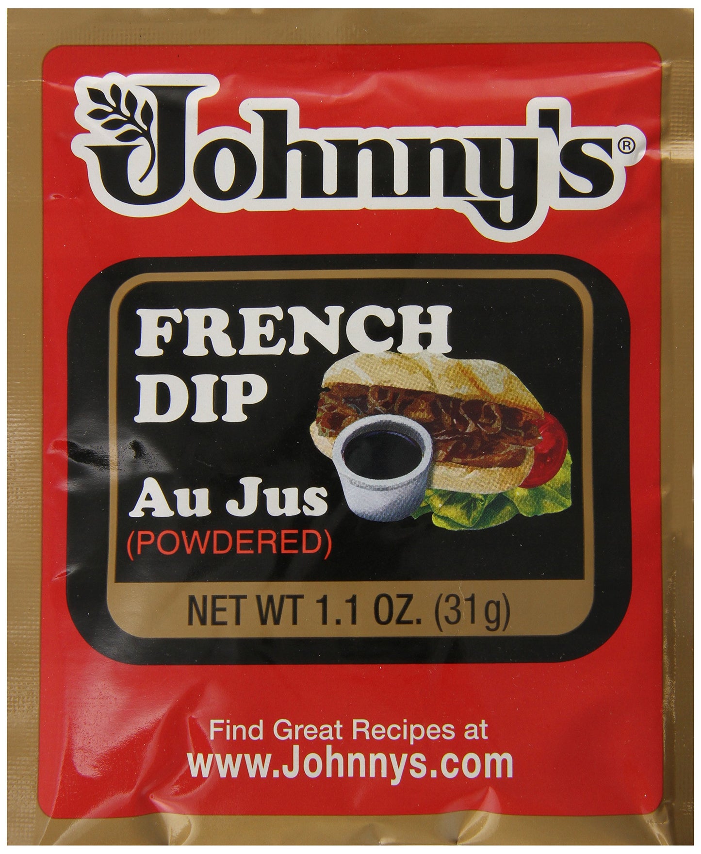 Johnny's French Dip Au Jus Powder, 1.10 Oz (Pack of 24)