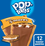 Pop-Tarts Breakfast Toaster Pastries, Frosted S'mores Flavored, 22 oz, 12 count(Pack of 12)